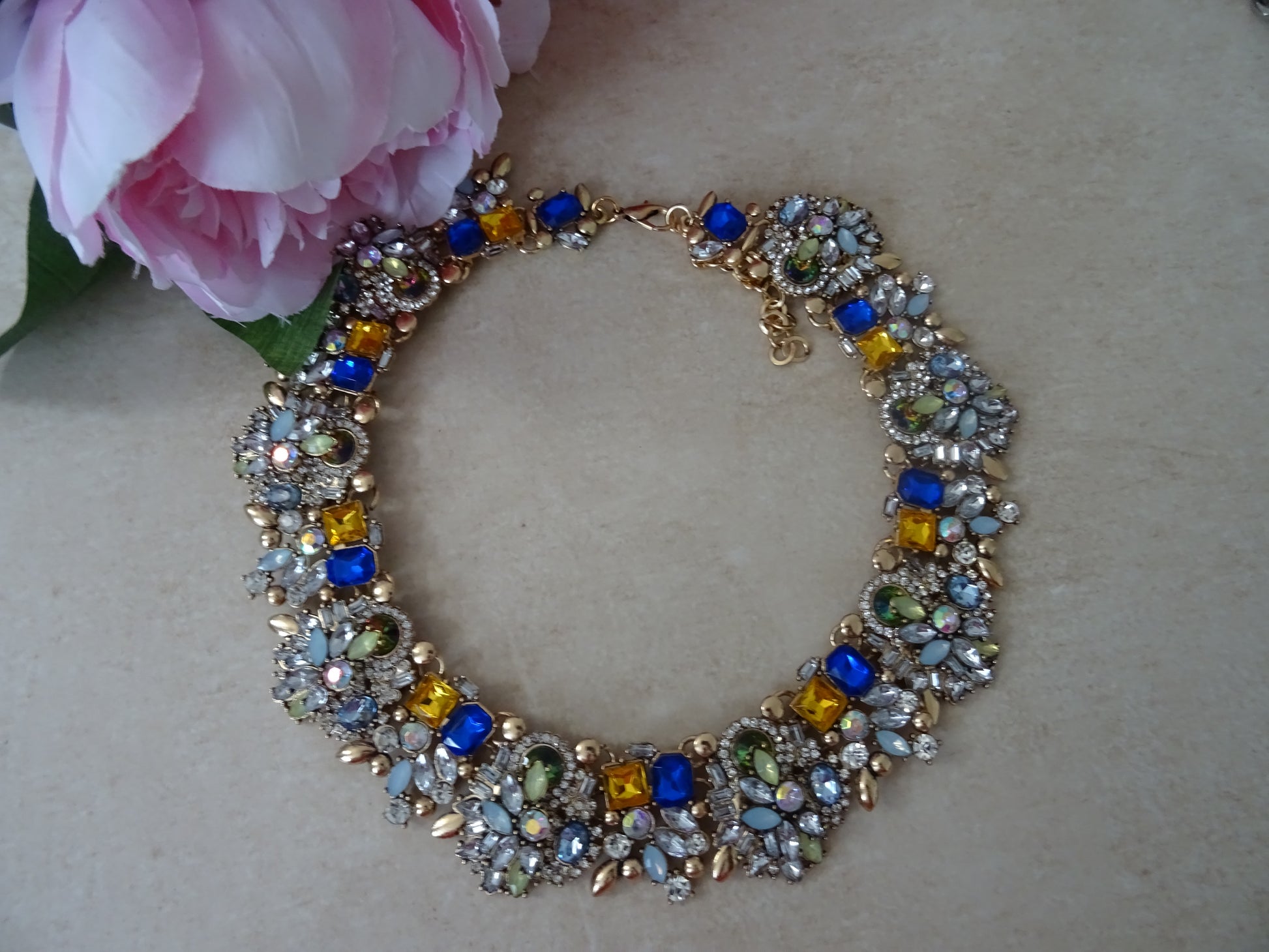 Blue Vienna Statement Necklace