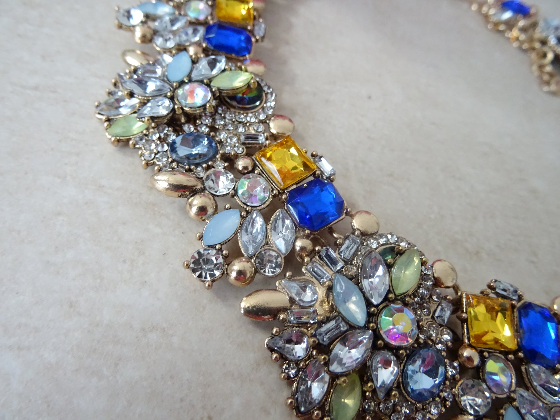 Blue Vienna Statement Necklace
